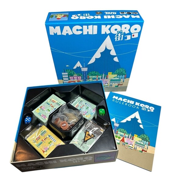 Machi Koro Card Game COMPLETE IDW Games 2014 City Building by Masao Suganuma - Picture 1 of 3